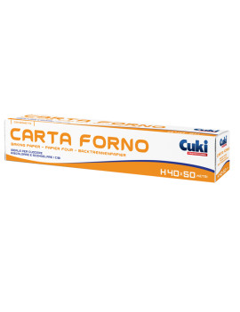 Rotolo Carta Forno Cuki Professional - 40 cm x 50 m - 4540050 (Beige)