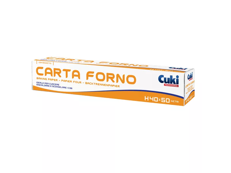 Rotolo Carta Forno Cuki Professional - 40 cm x 50 m - 4540050 (Beige)