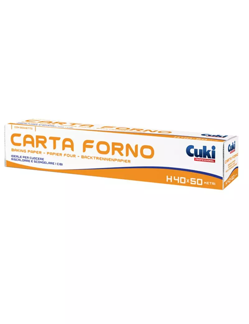 Rotolo Carta Forno Cuki Professional - 40 cm x 50 m - 4540050 (Beige)