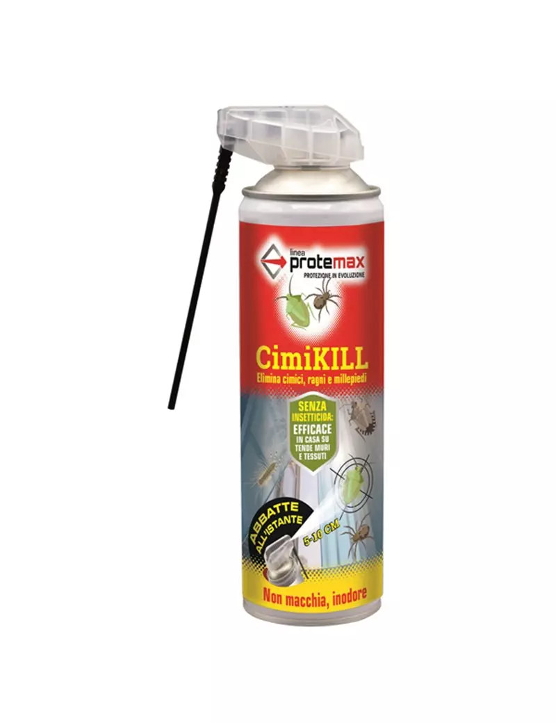 Spray Ragni Cimici e Millepiedi CimiKill Protemax - PROTE290 (500 ml) Spray Ragni Cimici e Millepiedi CimiKill Protemax - PROTE290 (500 ml)