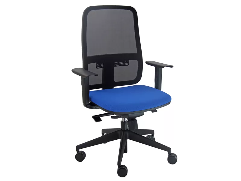 Sedia Semidirezionale Blaze BLYTN Unisit - con Braccioli Regolabili - BLYTN/BR1/SB (Blu)