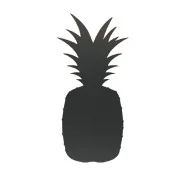 Lavagna da Parete Silhouette Securit - 49,3x23,6 cm - Ananas - FB-PINEAPPLE (Nero)