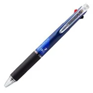 Penna Roller a Scatto Jetstream Uni-Ball - 1 mm - M-SXE3400-B (Fusto Blu 3 Colori)