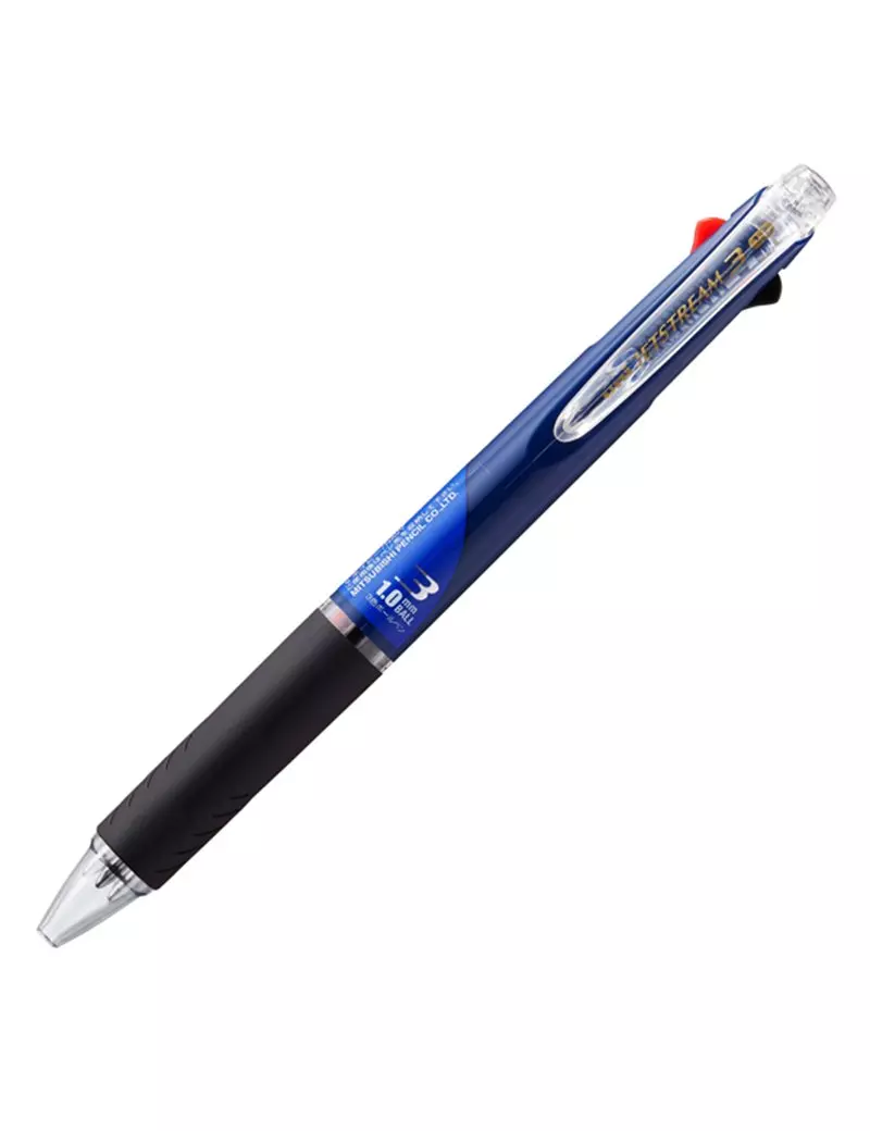 Penna Roller a Scatto Jetstream Uni-Ball - 1 mm - M-SXE3400-B (Fusto Blu 3 Colori) Penna Roller a Scatto Jetstream Uni-Ball - 1 mm - M-SXE3400-B (Fusto Blu 3 Colori)