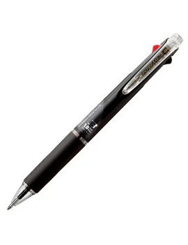 Penna Roller a Scatto Jetstream Uni-Ball - 1 mm - M-SXE3-400-N (Fusto Nero 3 Colori)