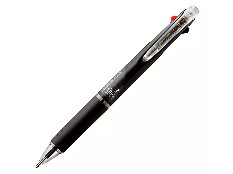 Penna Roller a Scatto Jetstream Uni-Ball - 1 mm - M-SXE3-400-N (Fusto Nero 3 Colori)