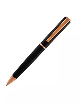 Penna a Sfera Impressa Monteverde - Punta Media - J029865 (Nero e Rosegold)