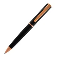 Penna a Sfera Impressa Monteverde - Punta Media - J029865 (Nero e Rosegold)
