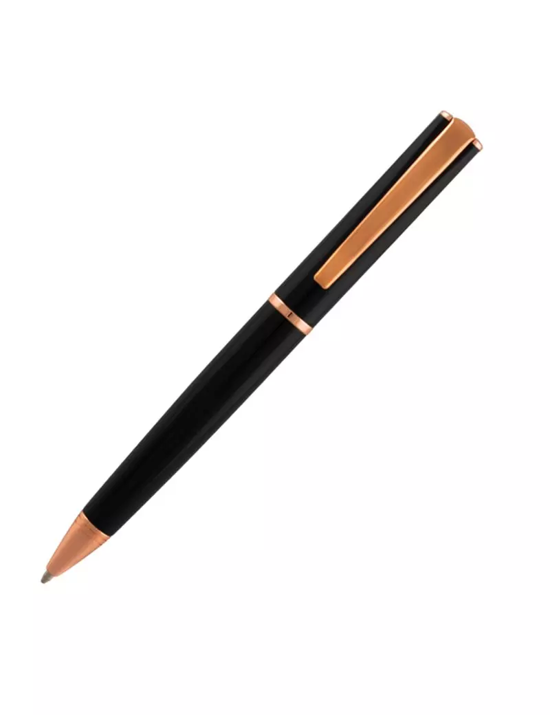 Penna a Sfera Impressa Monteverde - Punta Media - J029865 (Nero e Rosegold) Penna a Sfera Impressa Monteverde - Punta Media - J029865 (Nero e Rosegold)
