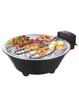 Griglia elettrica da Tavolo BBQ1 Melchioni - 1250 W - 118380031 (Nero)