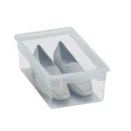 Contenitore Multiuso Light Box XS Terry Store Age - 19x33,4x11 cm - 5 Litri - 1001377 (Trasparente)