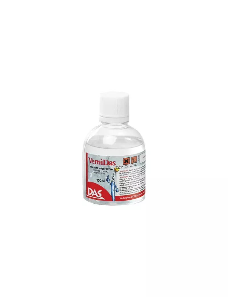 Flacone Vernidas DAS - 250 ml - 512500 (Trasparente) Flacone Vernidas DAS - 250 ml - 512500 (Trasparente)