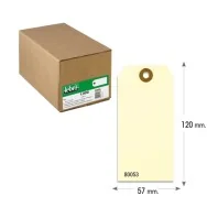 Etichette in Cartoncino per Spedizioni Lebez - 120x60 mm - 80053 (Avana Conf. 1000)