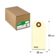 Etichette in Cartoncino per Spedizioni Lebez - 80x38 mm - 80052 (Avana Conf. 1000)