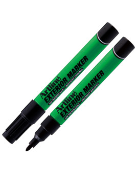 Marcatore Permanente Exterior Artline - Punta Tonda - 1,5 mm - A EXM/N (Nero)