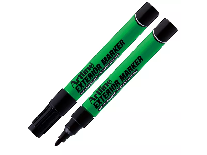 Marcatore Permanente Exterior Artline - Punta Tonda - 1,5 mm - A EXM/N (Nero)