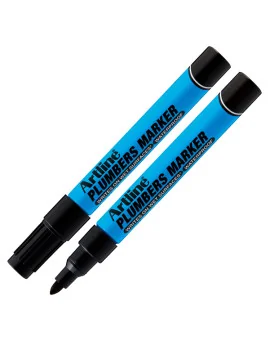 Marcatore Permanente Plumbers Artline - Punta Tonda - 1,5 mm - A PLM/N (Nero)