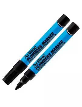 Marcatore Permanente Plumbers Artline - Punta Tonda - 1,5 mm - A PLM/N (Nero)