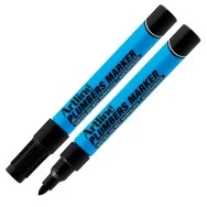 Marcatore Permanente Plumbers Artline - Punta Tonda - 1,5 mm - A PLM/N (Nero)