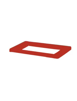 Coperchio per Gettacarte Bob Color Medial International - 30,5x20x2 cm - 790417 (Rosso)