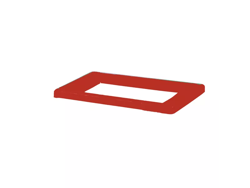 Coperchio per Gettacarte Bob Color Medial International - 30,5x20x2 cm - 790417 (Rosso)