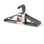 Gruccia Appendiabiti in Plastica Perfetto - 15511 (Grigio Cenere Conf. 8)