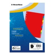 Separatori Neutri in PPL Starline - A4 - 12 Tacche - 2000003C1-STL (Multicolore)