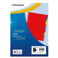 Separatori Neutri in PPL Starline - A4 Maxi - 12 Tacche - 2000008C1-STL (Multicolore)