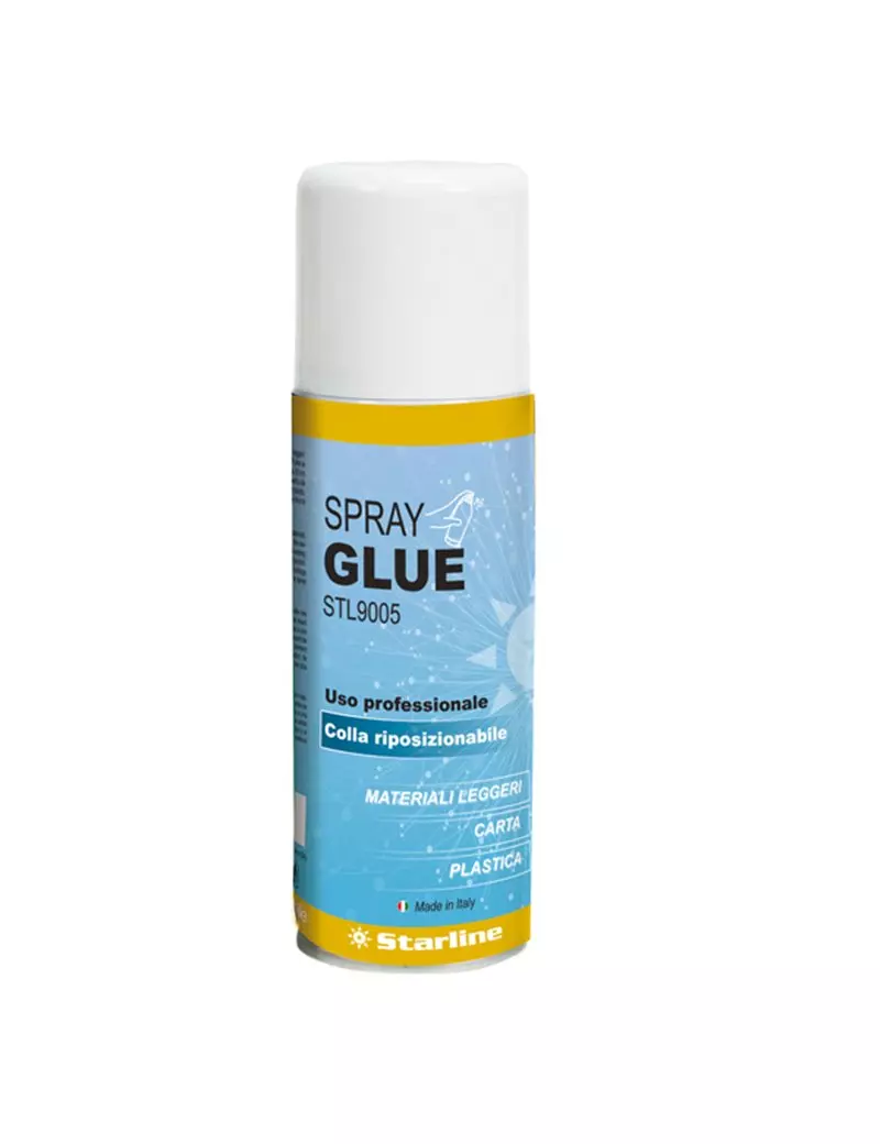 Colla Spray Rimovibile Starline - 400 ml - A02014 (Trasparente) Colla Spray Rimovibile Starline - 400 ml - A02014 (Trasparente)