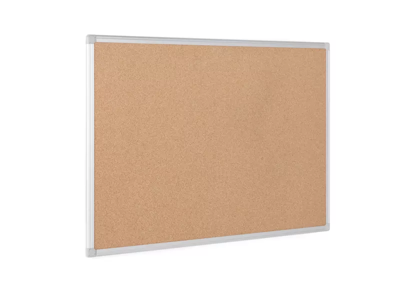 Lavagna in Sughero con Cornice in Alluminio Earth Bi-Office - 120x90 cm - CA051790