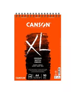 Album XL Croquis Canson - A4 - 90 g - 60 Fogli - C200787103 (Bianco Conf. 5)