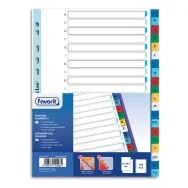 Separatori Alfabetici in PPL Favorit - A4 - 20 Tacche - 400132466 (Multicolore)
