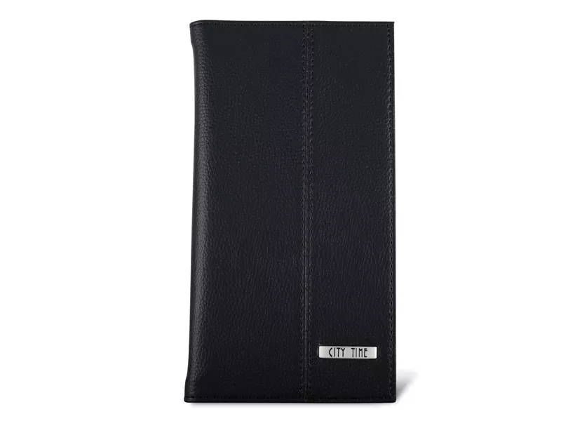 Portabiglietti da Visita Professional City Time - 12,5x23,5 cm - 4852-N (Nero)
