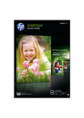 Carta Fotografica Everyday HP Q2510A - A4 - 200 g - Lucida (Conf. 100)