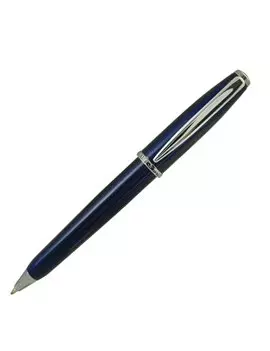 Penna a Sfera Aldo Domani Monteverde - Punta Media - Fusto Nero - J059625 (Blu)