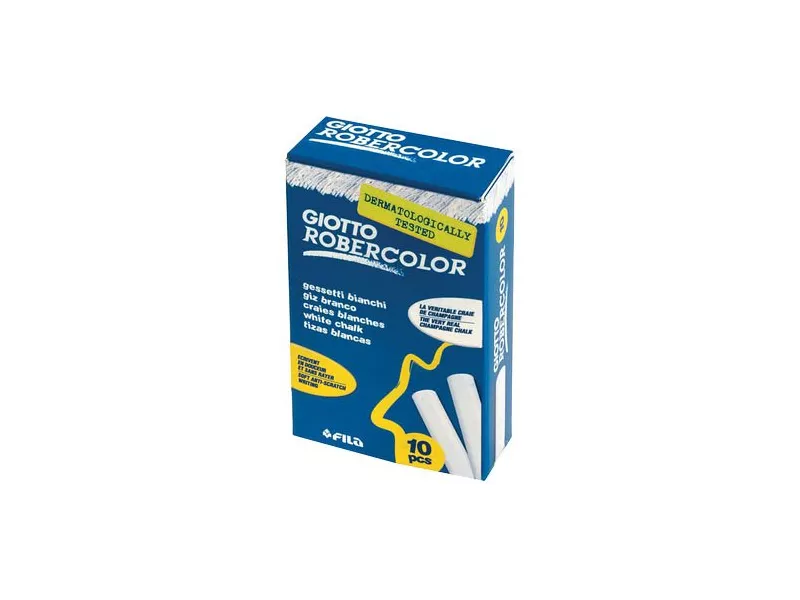 Gessetti Robercolor Giotto Fila - 80 mm - 538700 (Bianco Tondi Conf. 100) Gessetti Robercolor Giotto Fila - 80 mm - 538700 (Bianco Tondi Conf. 100)
