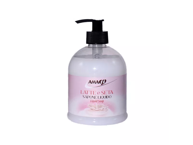 Sapone Liquido Latte e Seta Amati - 112306001196 - 500 ml