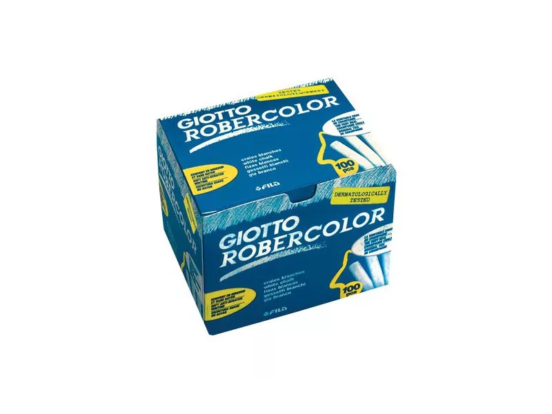 Gessetti Robercolor Giotto Fila - 80 mm - 538800 (Bianco Tondi Conf. 100) Gessetti Robercolor Giotto Fila - 80 mm - 538800 (Bianco Tondi Conf. 100)