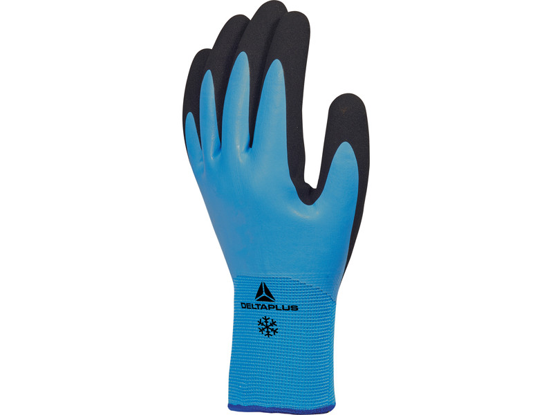 Guanti in Poliammide Spalmato in Lattice VV736 Delta Plus - Taglia 10 - VV736BL10 (Azzurro e Nero) Guanti in Poliammide Spalmato in Lattice VV736 Delta Plus - Taglia 10 - VV736BL10 (Azzurro e Nero)