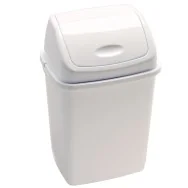Pattumiera con Coperchio Basculante RIF Basic Medial International - 18 Litri - 909018 (Bianco)