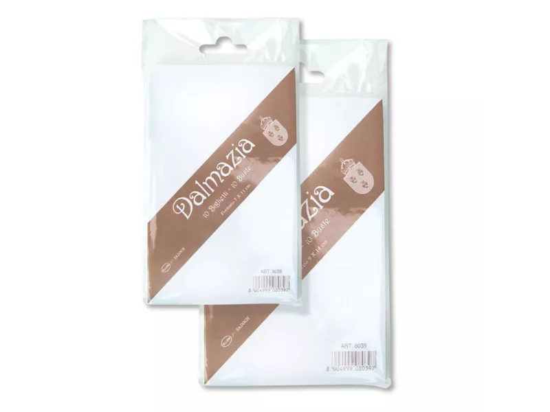 Taschetta per Biglietti e Buste Rex Sadoch - Dalmazia - 7,5x11,2 cm - 8034 (Bianco Conf. 10)
