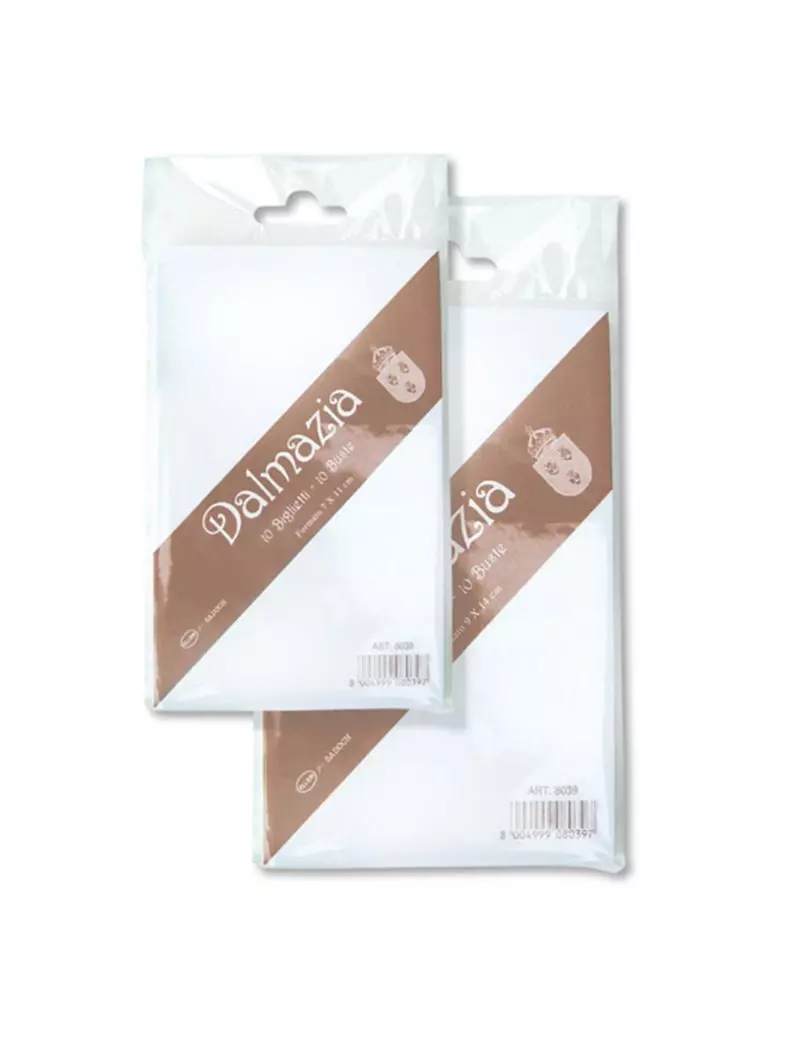 Taschetta per Biglietti e Buste Rex Sadoch - Dalmazia - 7,5x11,2 cm - 8034 (Bianco Conf. 10) Taschetta per Biglietti e Buste Rex Sadoch - Dalmazia - 7,5x11,2 cm - 8034 (Bianco Conf. 10)