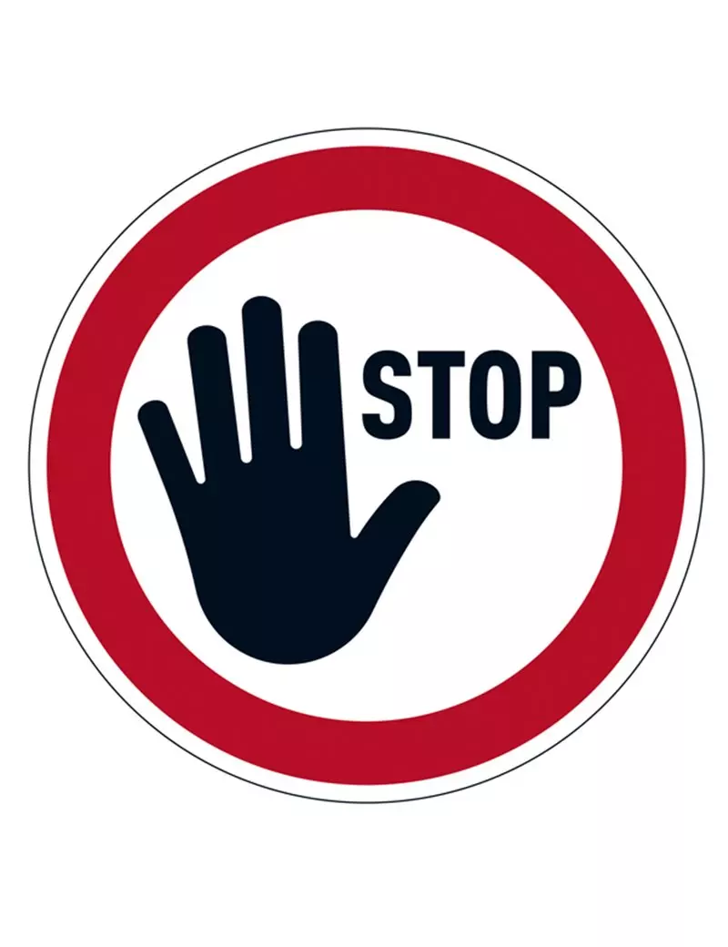 Segnaletica da Terra Durable - Stop - 1042-03 (Rosso) Segnaletica da Terra Durable - Stop - 1042-03 (Rosso)