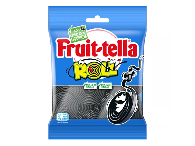 Caramelle Gommose Liquirizia Roll Fruit-Tella - 06398100 (Conf. 90 g) Caramelle Gommose Liquirizia Roll Fruit-Tella - 06398100 (Conf. 90 g)