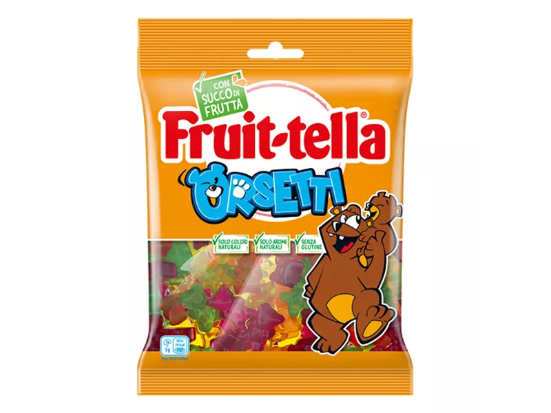 Caramelle Gommose Orsetti Fruit-Tella - 06385200 (Conf. 90 g) Caramelle Gommose Orsetti Fruit-Tella - 06385200 (Conf. 90 g)