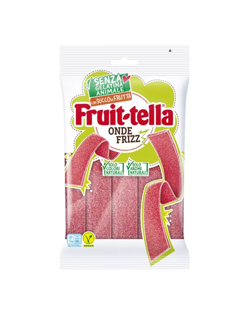 Caramelle Gommose Onde Frizz Fruit-Tella - 06695500 (Conf. 145 g) Caramelle Gommose Onde Frizz Fruit-Tella - 06695500 (Conf. 145 g)