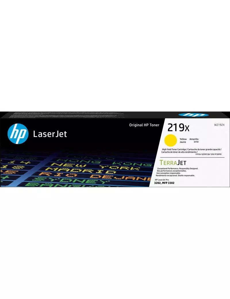 Toner Originale HP W2192X 219X (Giallo 2500 pagine) Toner Originale HP W2192X 219X (Giallo 2500 pagine)