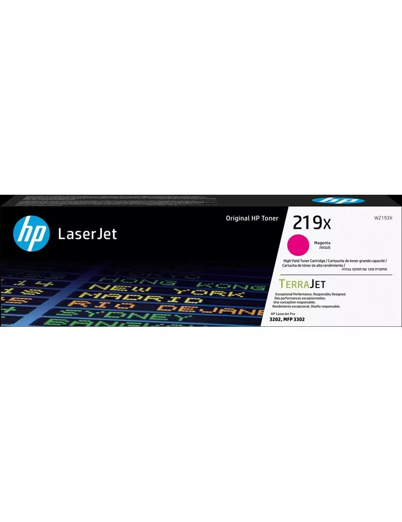 Toner Originale HP W2193X 219X (Magenta 2500 pagine) Toner Originale HP W2193X 219X (Magenta 2500 pagine)