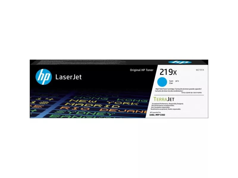 Toner Originale HP W2191X 219X (Ciano 2500 pagine)