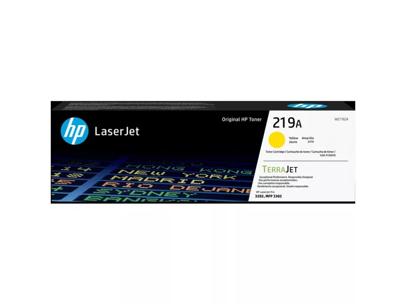 Toner Originale HP W2192A 219A (Giallo 1200 pagine)